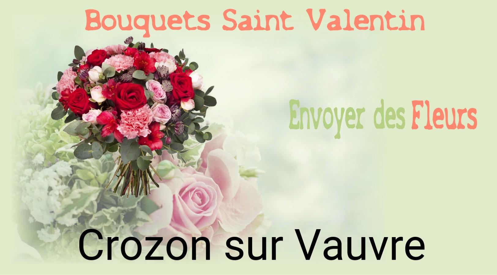 Roses de Saint-Valentin livrées à Crozon-sur-Vauvre